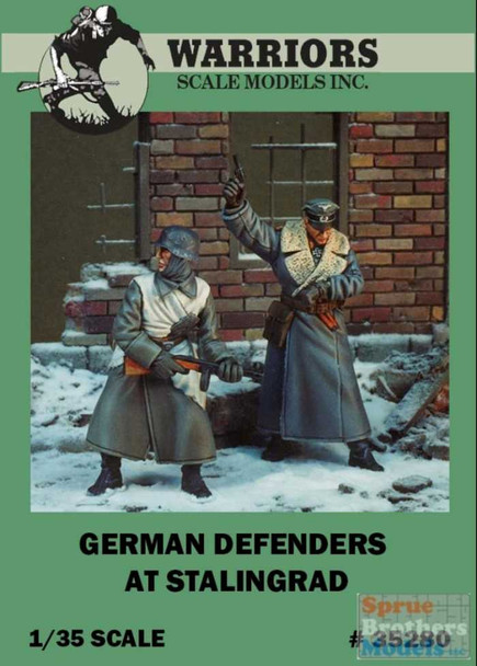WARN35280 1:35 Warriors Scale Models Figure Set: German Defenders at Stalingrad (2 figures)