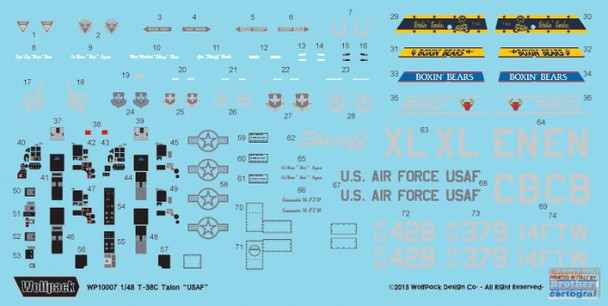 WPD10007 1:48 Wolfpack T-38C Talon 'USAF'