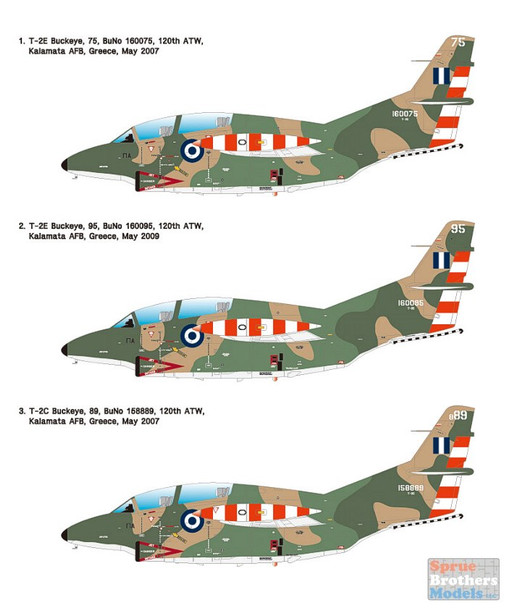 WPD10009 1:72 Wolfpack T-2C T-2E Buckeye 'Hellenic AF Jet Trainer'