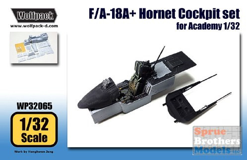 WPD32065 1:32 Wolfpack F/A-18A+ Hornet Cockpit Set (ACA kit