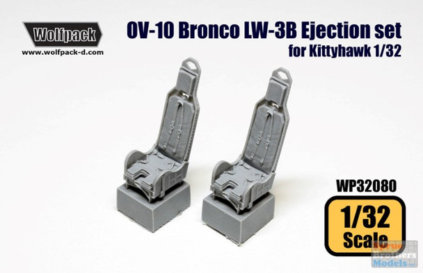 WPD32080 1:32 Wolfpack LW-3B Ejection Seat Set for OV-10 Bronco (KTH kit)