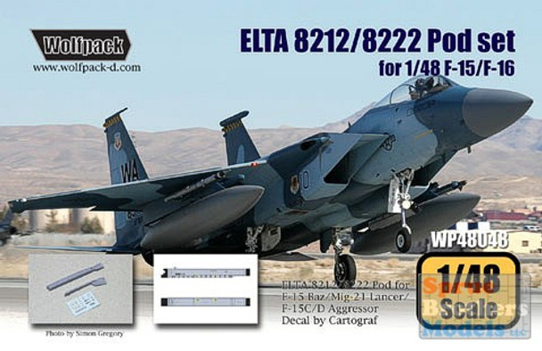 WPD48048 1:48 Wolfpack IAI ELTA 8212/8222 Jamming Pod Set #48048