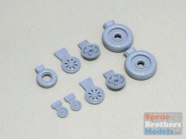 WPD48088 1:48 Wolfpack F-22A Raptor Wheels Set  (HAS/ACA kit) #48088