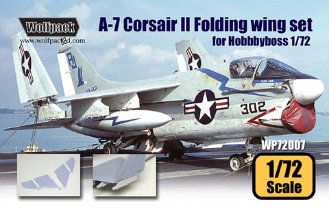 WPD72007 1:72 Wolfpack A-7 Corsair II Folding Wing Set (HBS kit