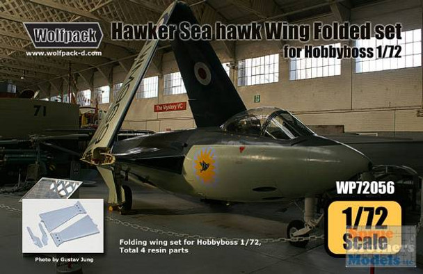 WPD72056 1:72 Wolfpack Hawker Sea Hawk Wing Folded Set  (HBS kit)