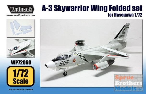 WPD72060 1:72 Wolfpack A-3 Skywarrior Wing Folded Set  (HAS kit)