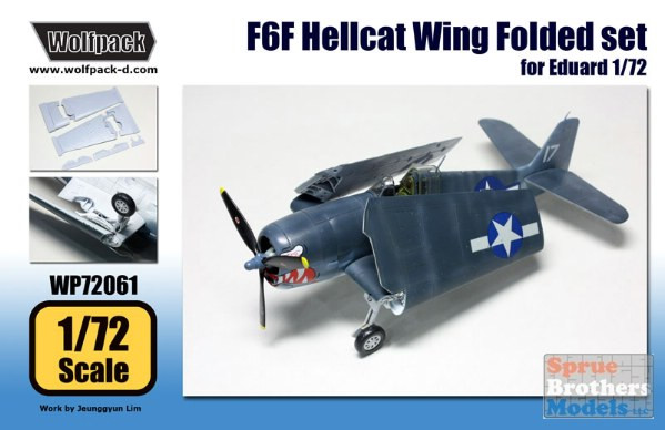 WPD72061 1:72 Wolfpack F6F Hellcat Wing Folded Set (EDU kit