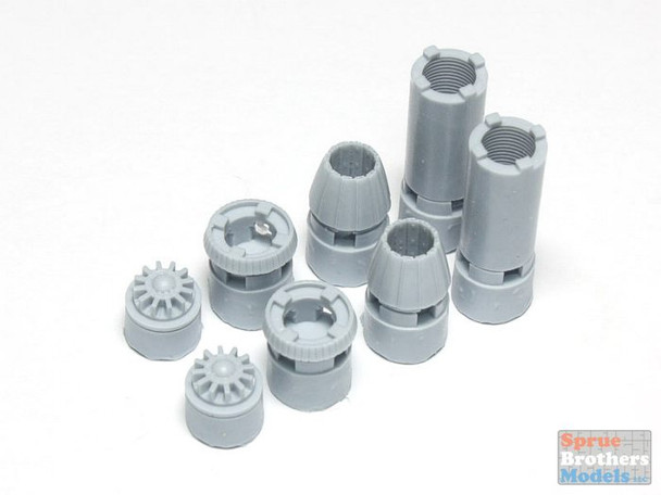 WPD72072 1:72 Wolfpack F-18E F-18F Super Hornet F414 Engine Nozzle Set (HAS/REV kit)