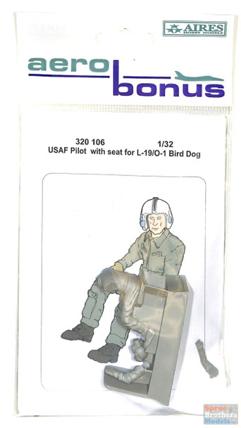 ARSAB320106 1:32 AeroBonus L-19/O-1 Bird Dog USAF Pilot with Seat