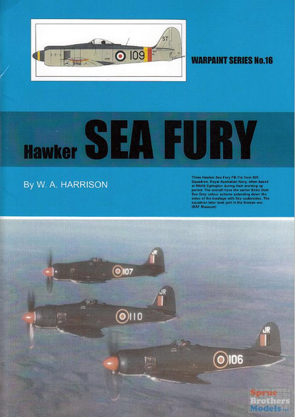 WPT016 Warpaint Books - Hawker Sea Fury
