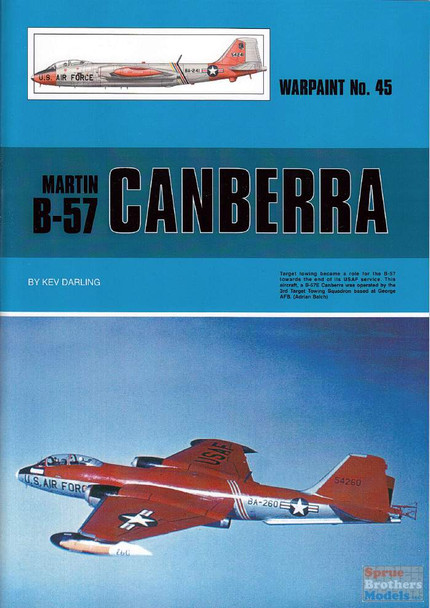 WPT045 Warpaint Books - Martin B-57 Canberra