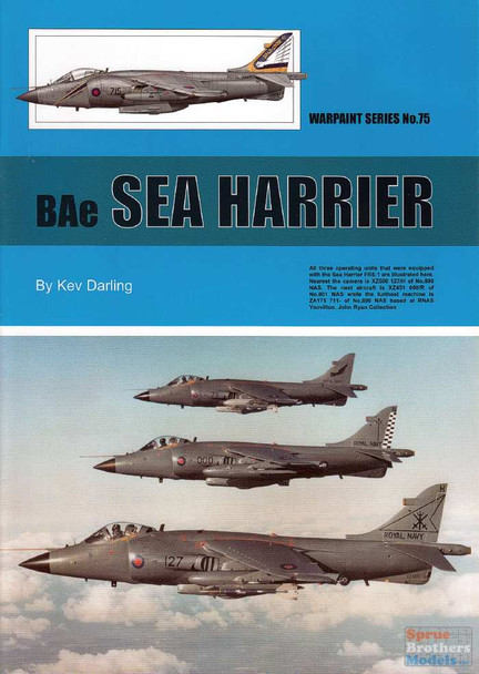 WPT075 Warpaint Books - BAe Sea Harrier