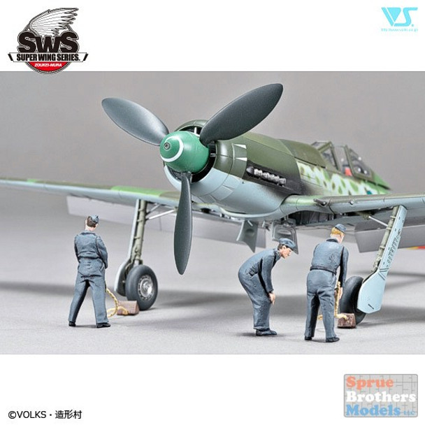 ZKMA29295 1:48 Zoukei-Mura Ground Crew Figure Set for Ta 152H-1