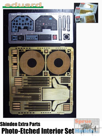 ZKMA02960 1:32 Zoukei-Mura J7W1 Shinden Interior PE Detail Set