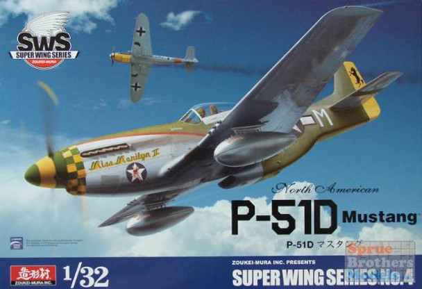 ZKMSWS004 1:32 Zoukei-Mura P-51D Mustang