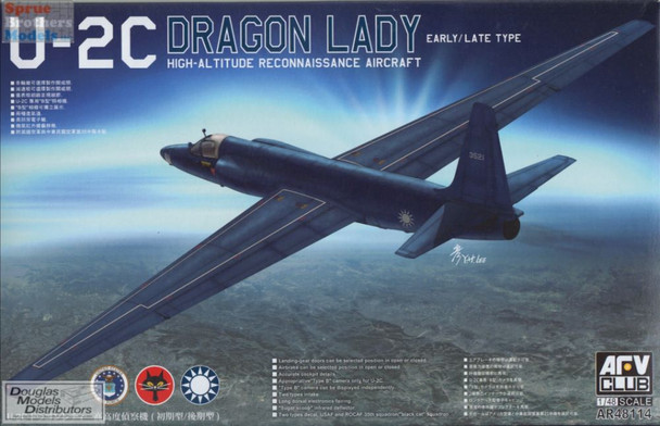 AFV48114 1:48 AFV Club U-2C Dragon Lady Early/Late Type High Altitude Reconnaissance Aircraft