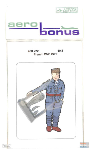 ARSAB480222 1:48 AeroBonus French WWI Pilot Figure #2