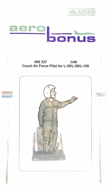 ARSAB480227 1:48 AeroBonus Czech Air Force Pilot Figure for L-39 L-59 L-159