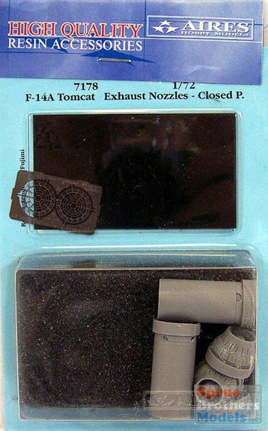 ARS7178 1:72 Aires F-14A Tomcat Exhaust Nozzle Set - Closed (FUJ kit) #7178