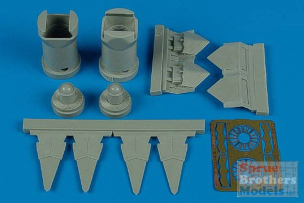 ARS7248 1:72 Aires F-22A Raptor Exhaust Nozzles (REV kit) #7248