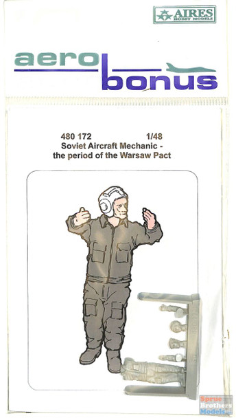 ARSAB480172 1:48 AeroBonus Warsaw Pact Era Soviet Aircraft Mechanic #1