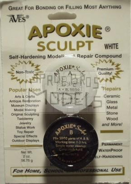 AVX1371 Aves Apoxie Sculpt White Color 4oz #1371