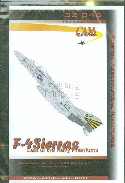 CAM32046 1:32 CAM Decals - F-4S Phantom VF-151 Vigilantes 1983 #32046