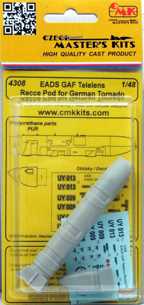 CMK4308 1:48 CMK EADS GAF Telelens Recce Pod for German Tornado