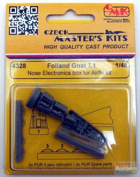 CMK4328 1:48 CMK Foland Gnat T.1 Nose Electronics Box Set (AFX kit)