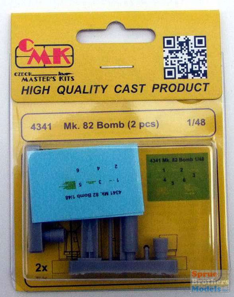 CMK4341 1:48 CMK Mk.82 500lb Bombs (2 pcs)