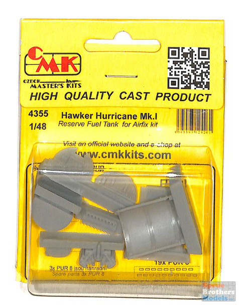 CMK4355 1:48 CMK Hawker Hurricane Mk.I Reserve Fuel Tank (AFX kit)