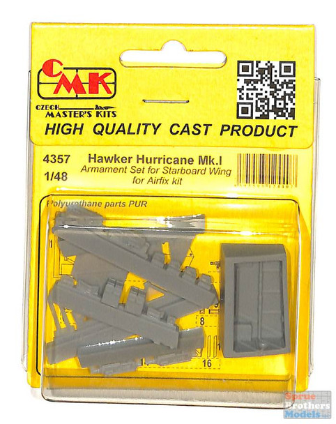 CMK4357 1:48 CMK Hawker Hurricane Mk.I Starboard Wing Armament Set (AFX kit)