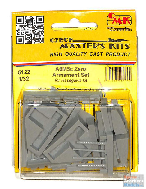 CMK5122 1:32 CMK A6M5c Zero Armament Set (HAS kit)
