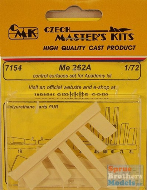 CMK7154 1:72 CMK Me 262A Control Surface Set (ACA kit) #7154