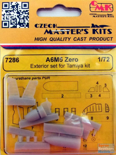 CMK7286 1:72 CMK A6M5 Zero Exterior Set (TAM kit)