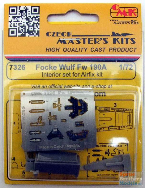 CMK7326 1:72 CMK Fw 190A Interior Set (AFX kit)