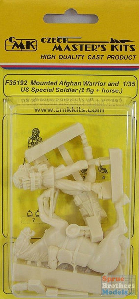 CMKF35192 1:35 CMK Mounted Afghan Warrior & US Special Forces Soldier #35192