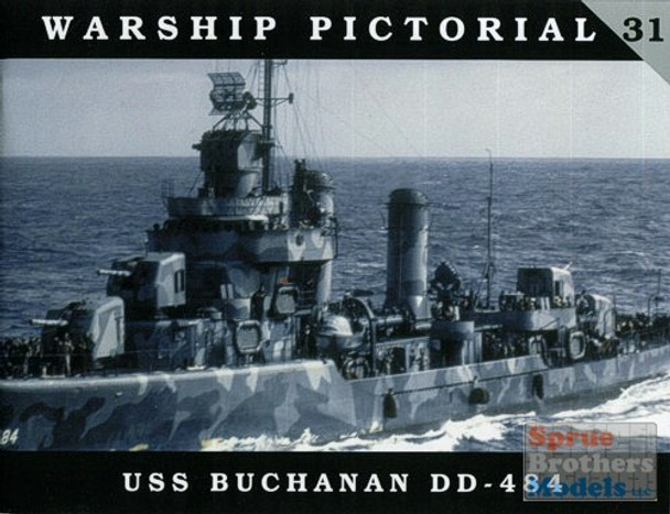 CWP031 Classic Warship Publications USS Buchanan DD-484 #31