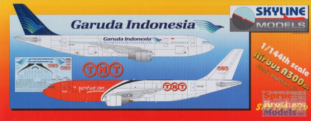 DACSKY14402B 1:144 Skyline Models Airbus A300B4 Garuda Indonesia / TNT