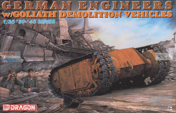 DML6103 1:35 Dragon German Engineers with Goliath
