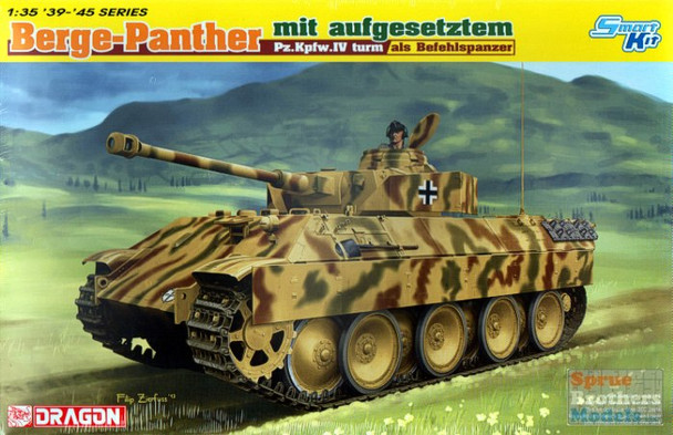 DML6835 1:35 Dragon Berge-Panther mit aufgesetztem Pz.Kpfw.IV turm als Befehlspanzer