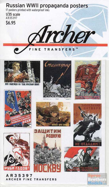 ART35397 1:35 Archer Transfers Russian WWII Propaganda Posters