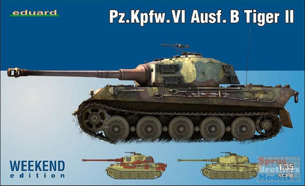 EDU03741 1:35 Eduard Pz.Kpfw. VI Ausf. B Tiger II WEEKEND EDITION
