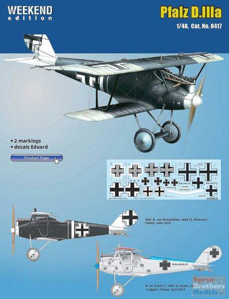 EDU08417 1:48 Eduard Pfalz D.IIIa Weekend Edition