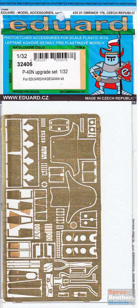 EDU32406 1:32 Eduard PE - P-40N Warhawk Upgrade Set (EDU/HAS kit)