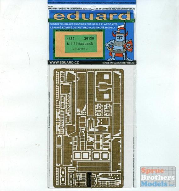 EDU36130 1:35 Eduard PE - M-1131 Stryker Blast Panels Set (TRP kit) #36130