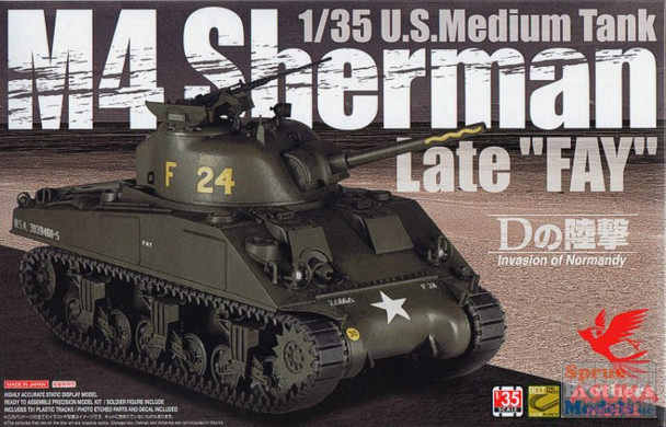 ASU35032 1:35 Asuka US Medium Tank M4 Sherman Late "Fay"