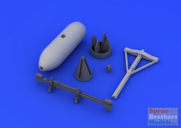 EDU648109 1:48 Eduard Brassin Spitfire 500lb Bomb Set (EDU kit)