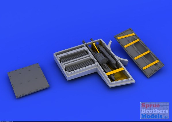 EDU648113 1:48 Eduard Brassin Spitfire Mk IX Gun Bay Set (EDU kit