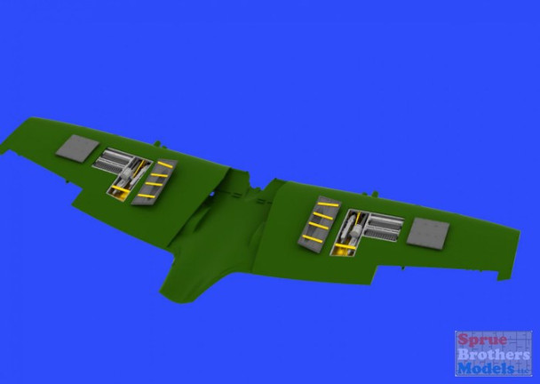 EDU648334 1:48 Eduard Brassin Spitfire Mk.IXe Gun Bays (EDU kit)